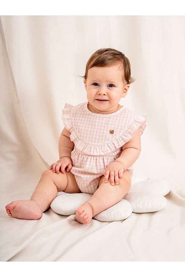 Pitikare Patterned Baby Girl Body |   Stylish and Comfortable Design |   3-24 Months |   Kd53392