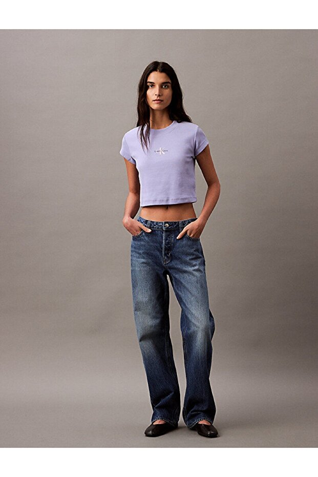 Kadın Lavanta Tişörtler - 6