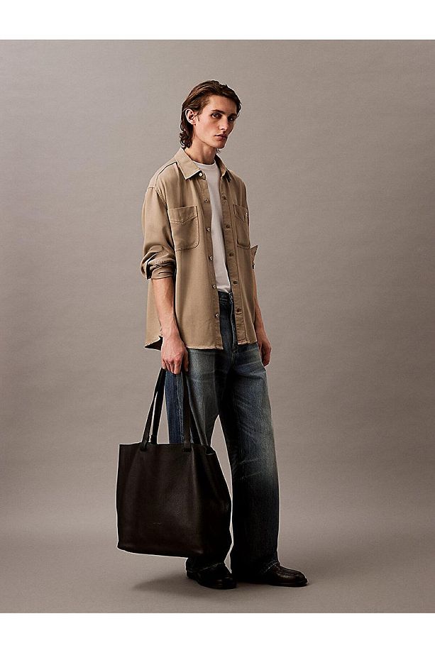 Erkek SOFT OVERDYE L/H TWILL OVERSHIRT Gömlek - 2