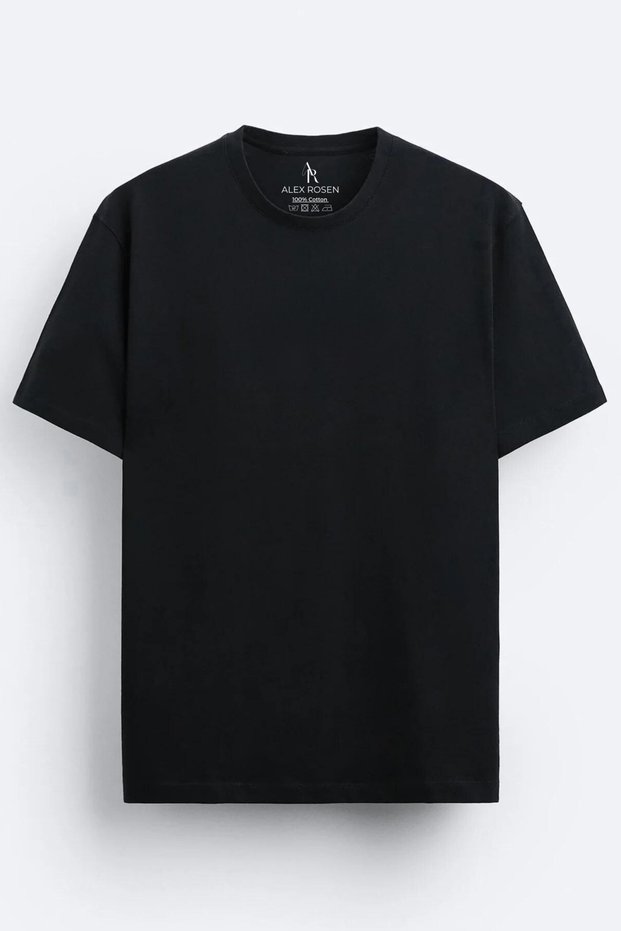 Unisex Stylish Comfortable Oversize Cotton Crew Neck T-Shirt with Special Design Code 48782