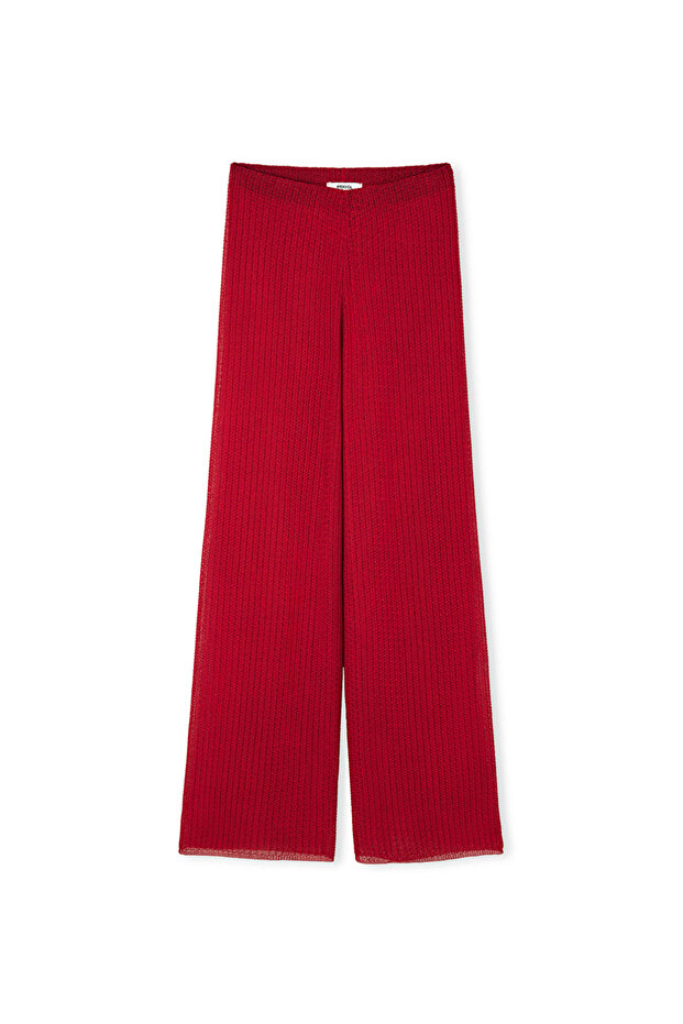 Ajurlu triko pantolon - 3