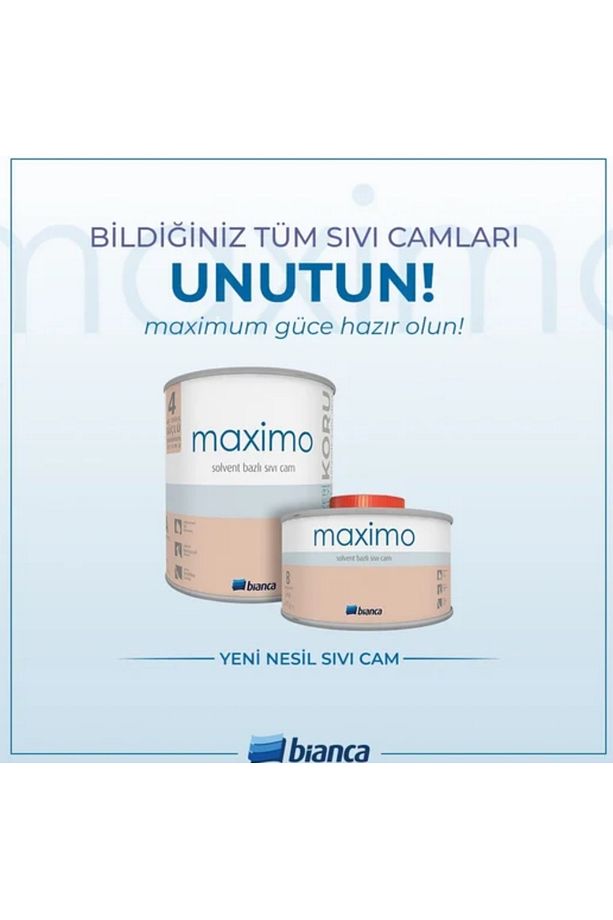 Bianca Maximo Solvent Bazlı Parlak Sıvı Cam 500 Ml 4 Kat Daha Koruyucu - 3