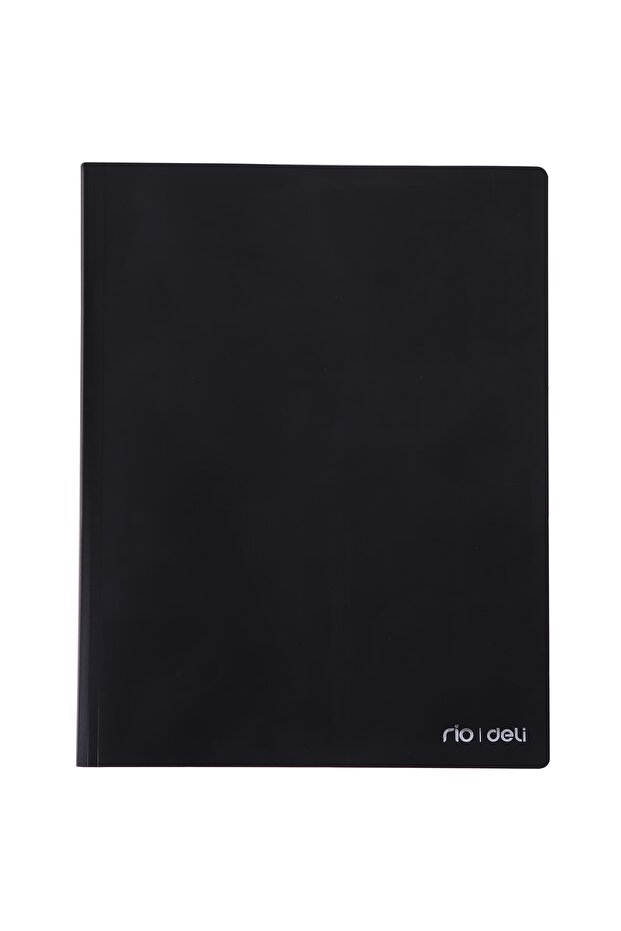 Plastic Button Folder A4 Green Deli - 3