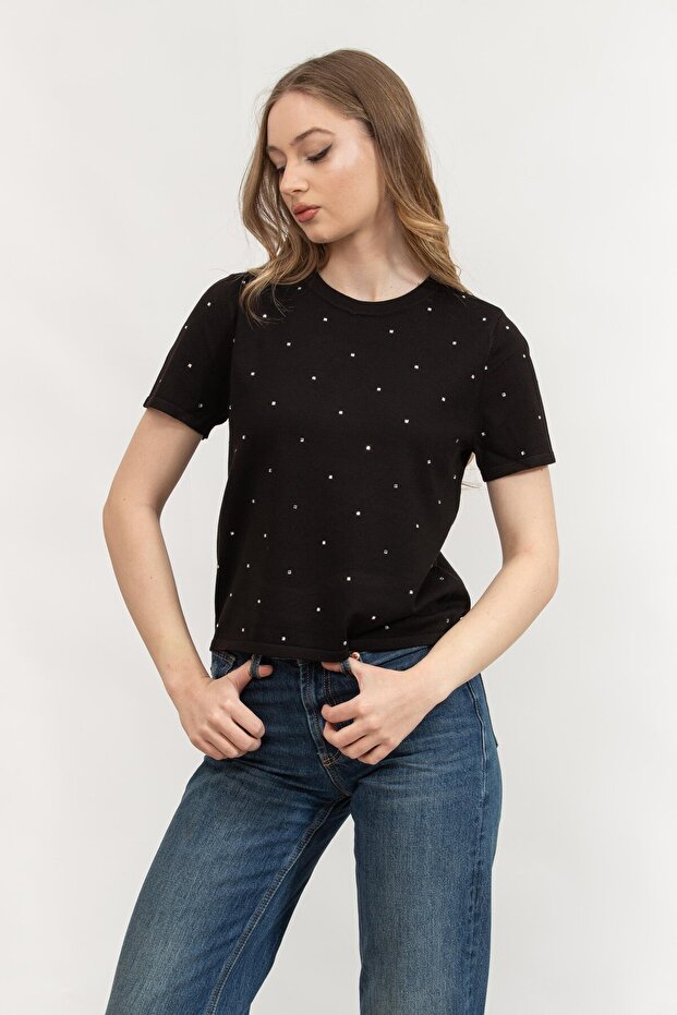 Kadın Bisiklet Yaka Sweatshirt - 2