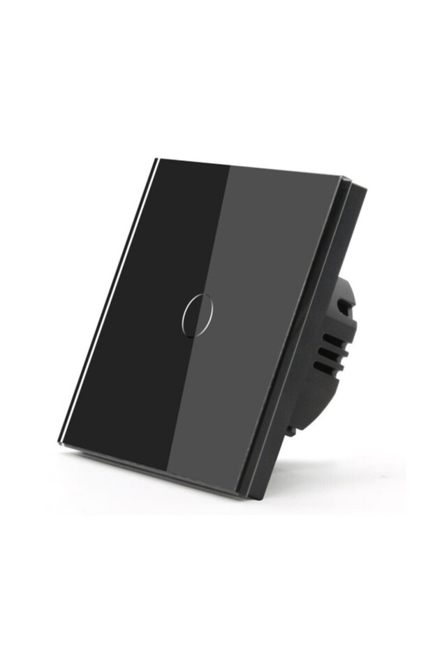 Intrerupator Touch Simplu, Negru - 1