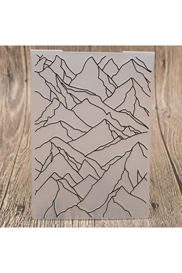 Mountain Range Mountain Range Stamps Plastic Embossing Folders DIY Scrapbooking Paper Card Making Cr
