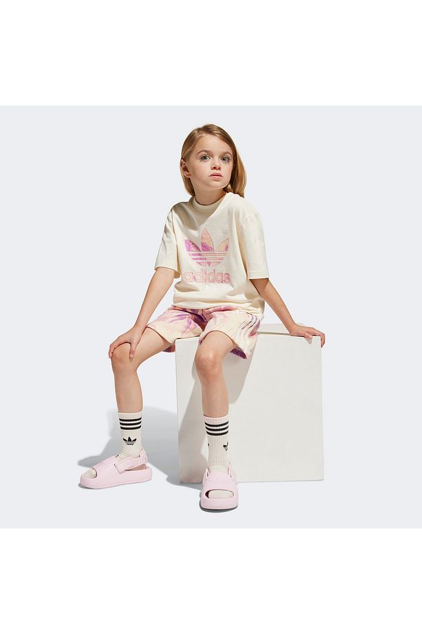 Short Tee Set Çocuk Bej Şort Takım - 4