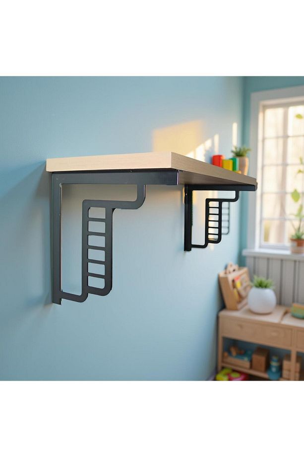 Mutfak Rafları-duvar Rafı-dekoratif Banyo Antre Rafı-tekli Duvar Rafı-raf-şekilli Raf - 4