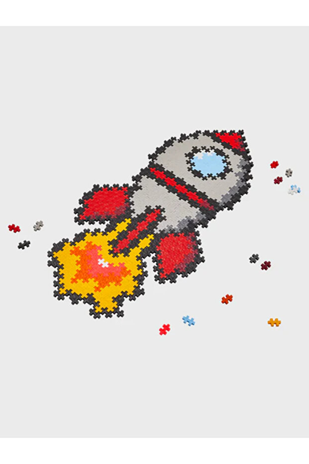 Puzzle pe numere Plus-Plus, 500 piese, Racheta - 4