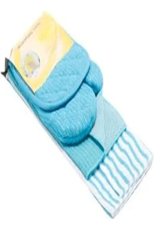 مجموعة تنظيف المطبخ من الألياف الدقيقة، مكونة من 4 قطع - فائقة الامتصاص، قابلة لإعادة الاستخدام ومتعددة الأغراض - 1