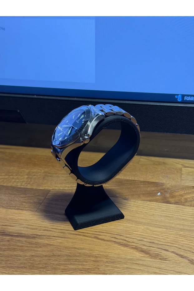 Minimalist Watch Stand Black Color – Stylish and Modern Design