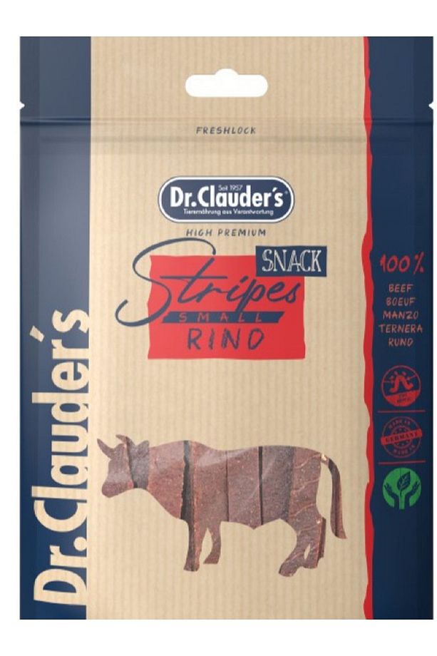 DR.CLAUDER'S BİFTEK FİLETO KÖPEK ÖDÜLÜ (RINDERFILET STREİFEN) 80 G - 1