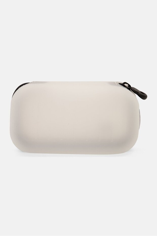 حافظة سيليكون بسحاب للوجبات الخفيفة، رمادي - 3