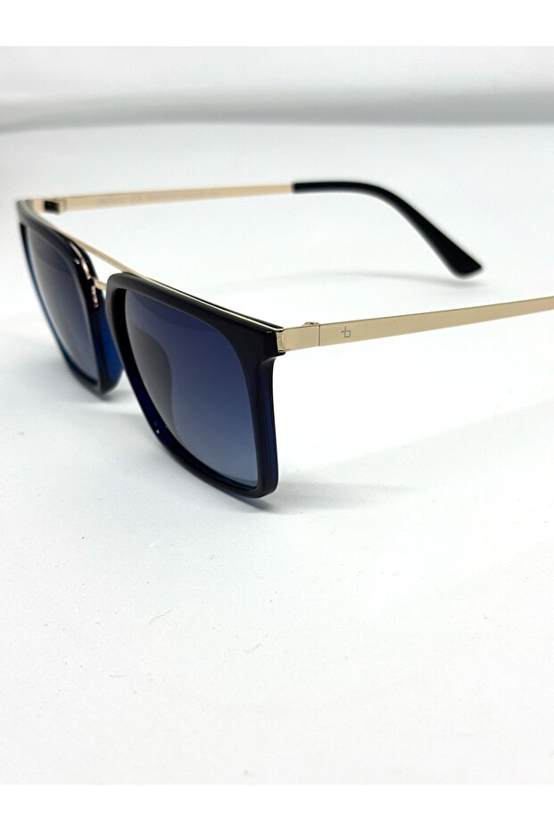 Benx Ben.x Sunglasses 9056 metal saplı hafif Dikdörtgen Kadın Erkek Unisex Güneş Gözlüğü - 3