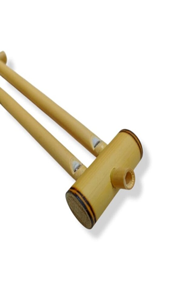 AHŞAP BAMBU ÇİFTLİ KUŞ DÜDÜĞÜ OYUNCAK - 5