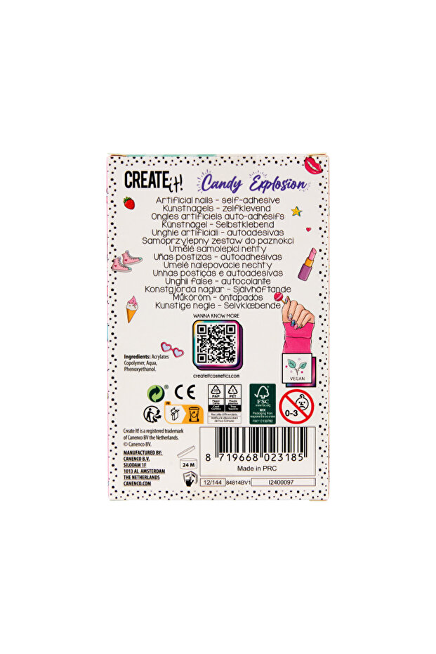 Takma Tırnak Seti - Rainbow - Candy Explosion - 2