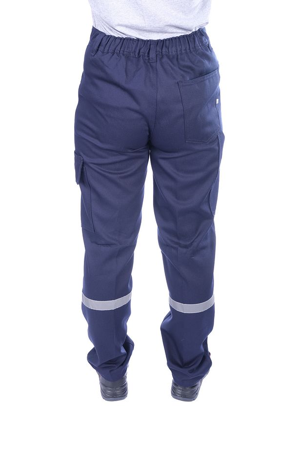 16/12 Gabardin Yazlık İşçi Pantolonu Tek Reflektörlü İş Pantolonu - 5