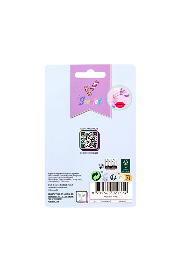 Süslü Dudak Parlatıcısı - Mor - Candy Explosion - 2