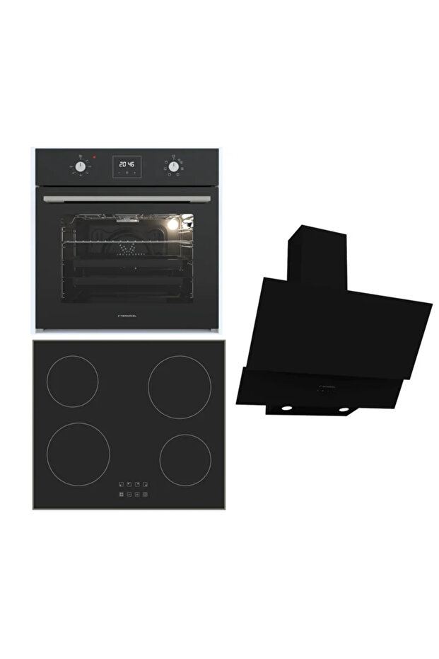 Ankastre Set (BO O64D5C B + BH B64E1 B + CH C6532C BB) - 1