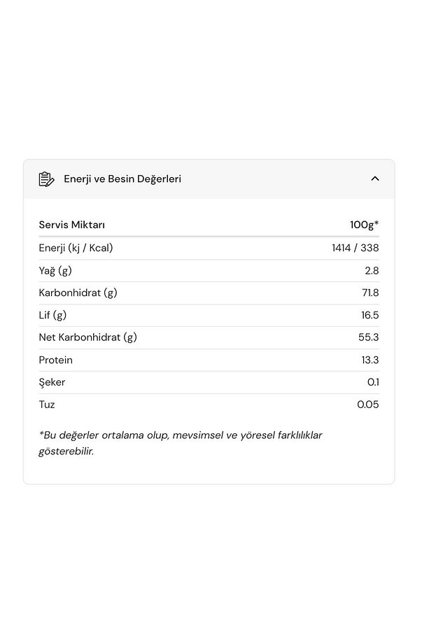 Çiğ Karabuğday Unu (Ekmeklik) Glutensiz - 3