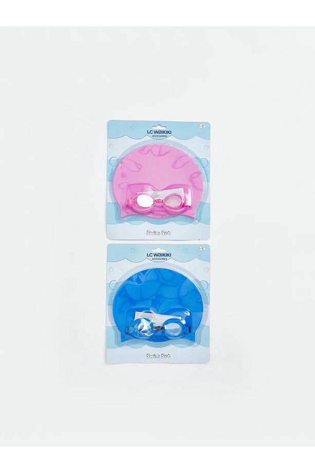 LCW ACCESSORIES Karişik Çocuk Deniz Gözlüğü ve Bone Set - 1