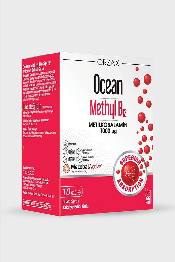Methyl B12 Sprey 1000 Mcg - 10 ml - 1
