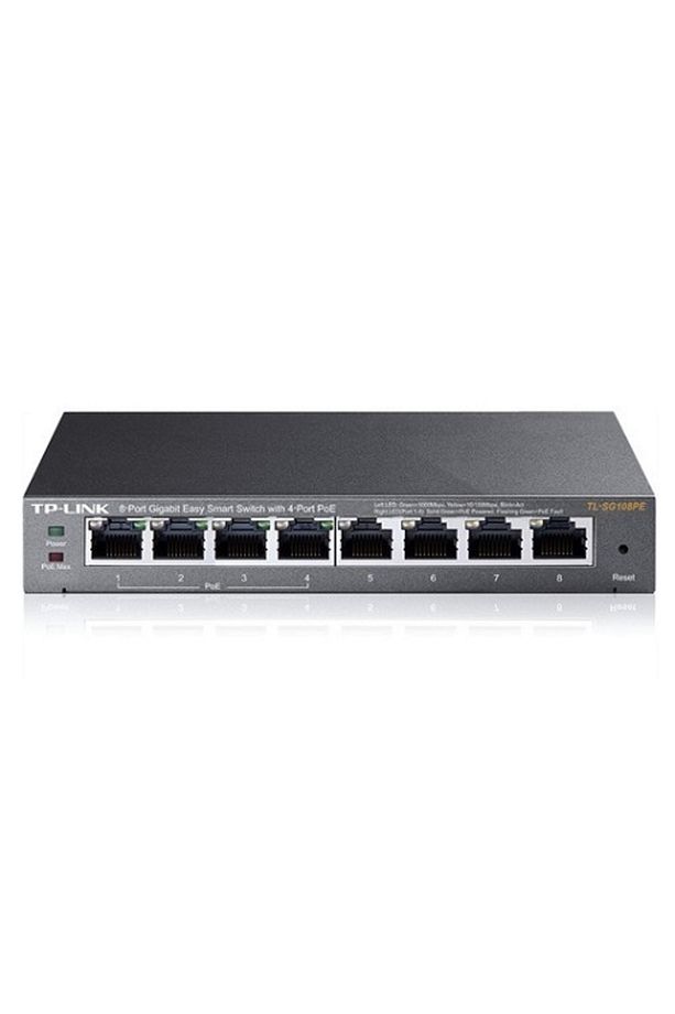 Tl-sg108pe 8 Port Gigabit / 4 Port Poe Smart Switch - 1