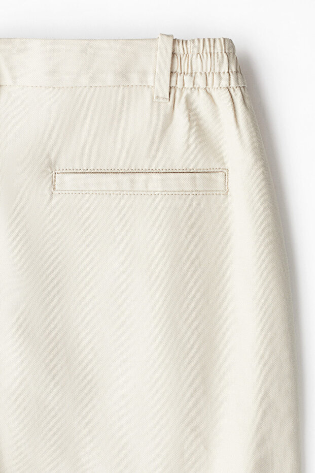 Keten Karışımlı Şort Relaxed Fit - 2