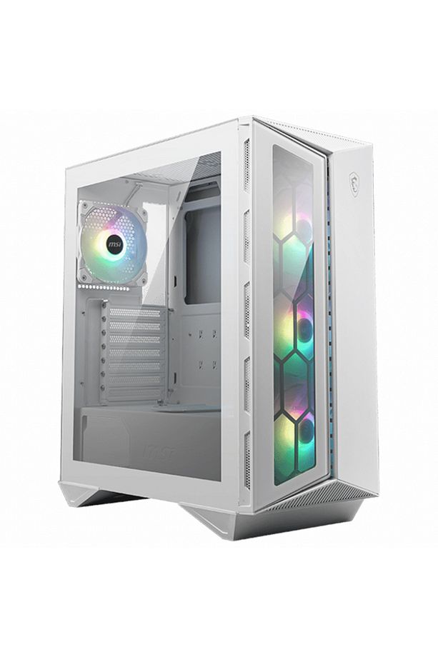 Mpg Gungnir 110r White Temperli Cam Usb Type-c 4x120mm Argb Fan Atx Mid-tower Gaming (OYUNCU) Ka - 1