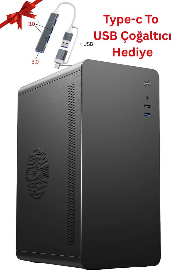 e-Vix Account İ5-3470 8GB 512GB SSD Masaüstü Ofis Bilgisayarı - 1