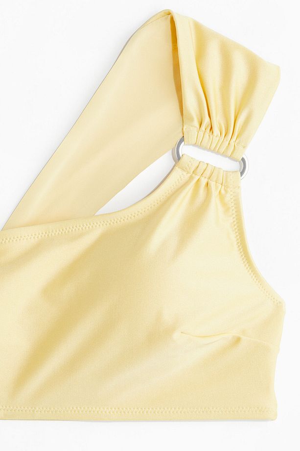 Dolgulu ve Tek Omuzlu Bikini Üstü - 3
