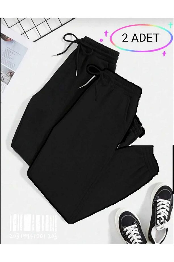Eşofman Altı SETİ Lastik Paça Yüksek Bel Eşofman Sport Jogger Company - 1