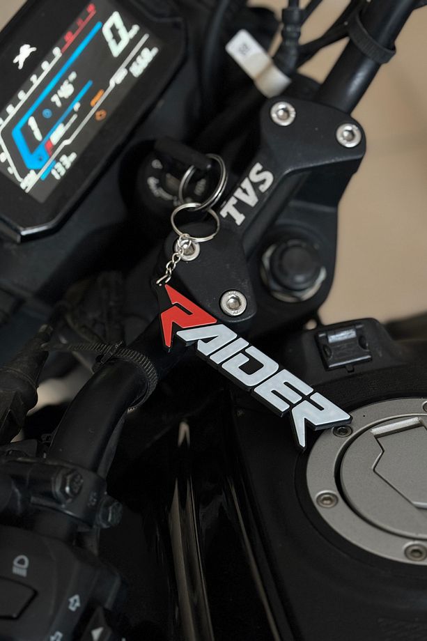 TVS Raider için Kırmızı R Logolu Anahtarlık (1 Adet) (12CM) - 5