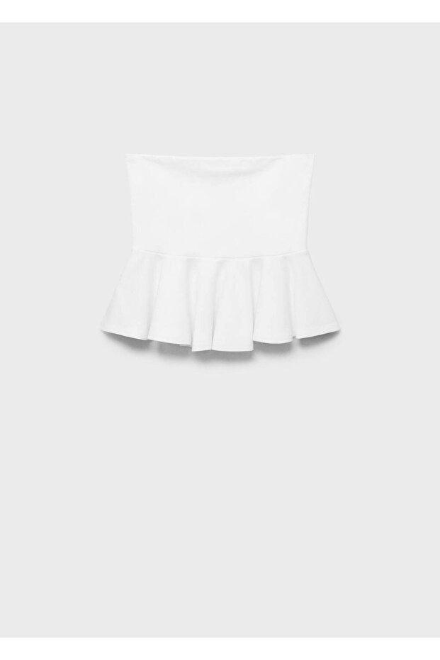 Peplum straplez top - 3