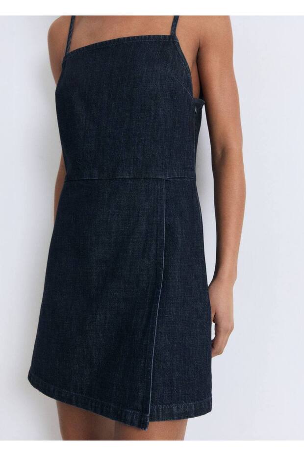 Kısa denim tulum - 1