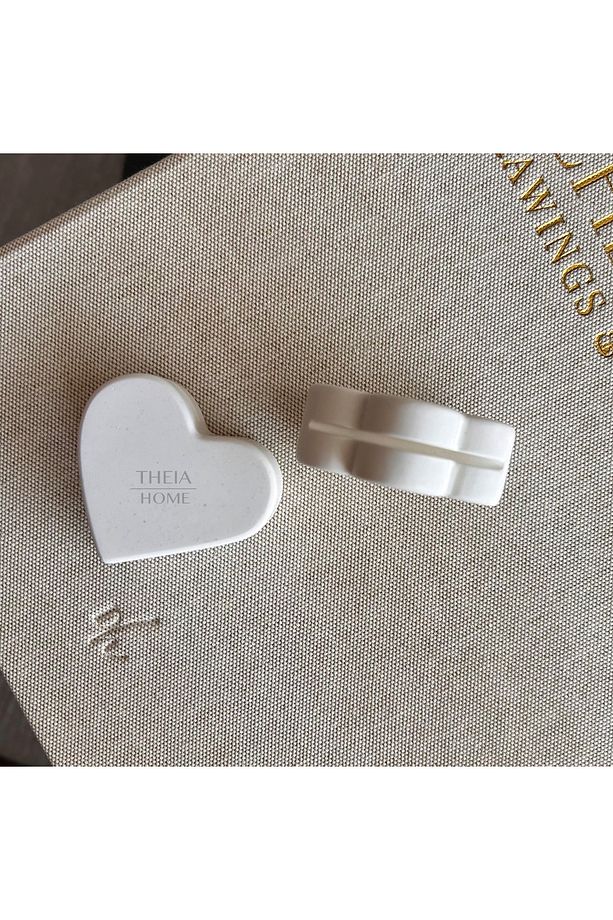 2'li Kalp ve Çiçek Kartlık Set - 3