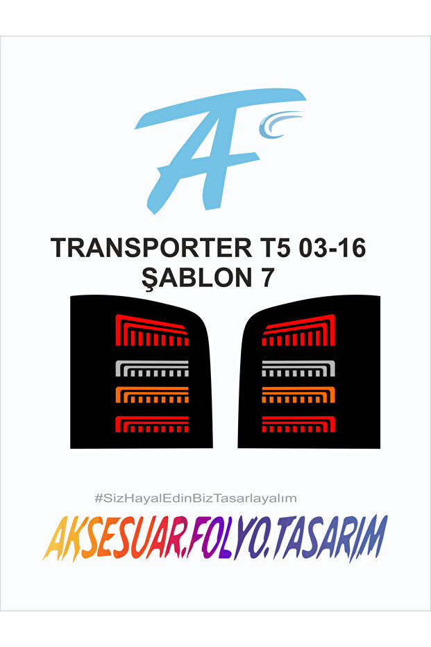 Volkswagen Transporter T5 2003-2016 Stop Foil