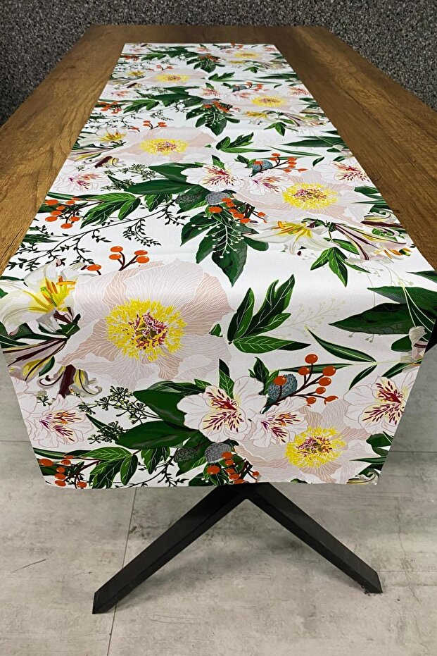 Colorful Spring Patterned Runner 40X140 cm - 1