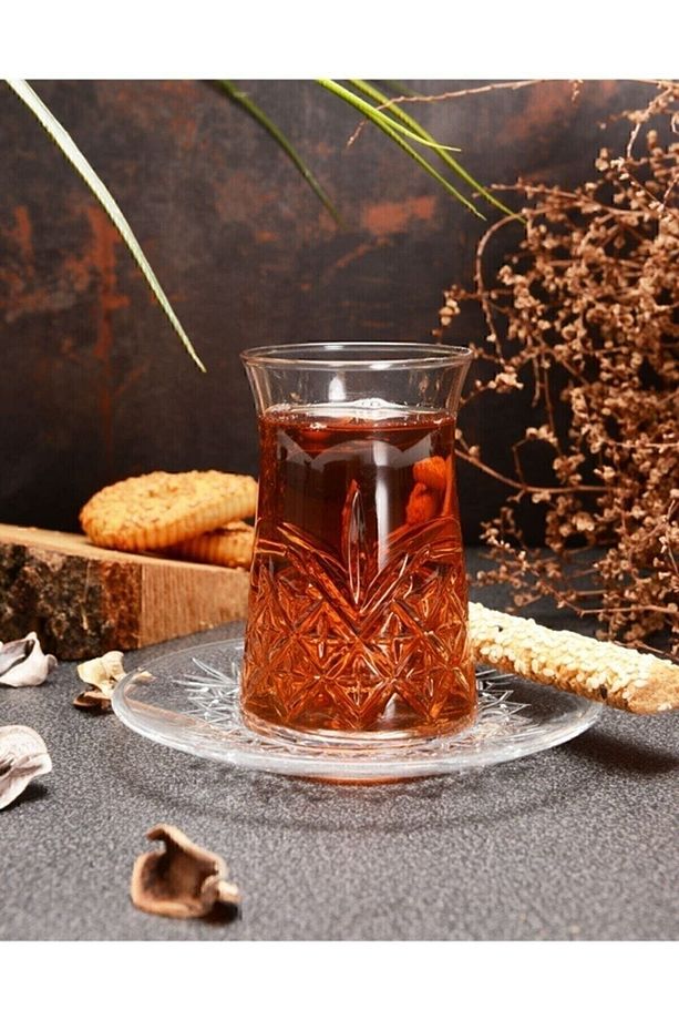 Timeless Çay Bardağı Ve Orjinal Kutulu Çay Tabağı Seti 6 Kişilik - 3