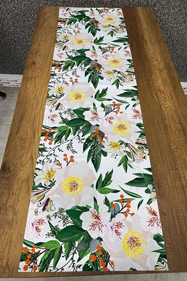 Colorful Spring Patterned Runner 40X140 cm - 3