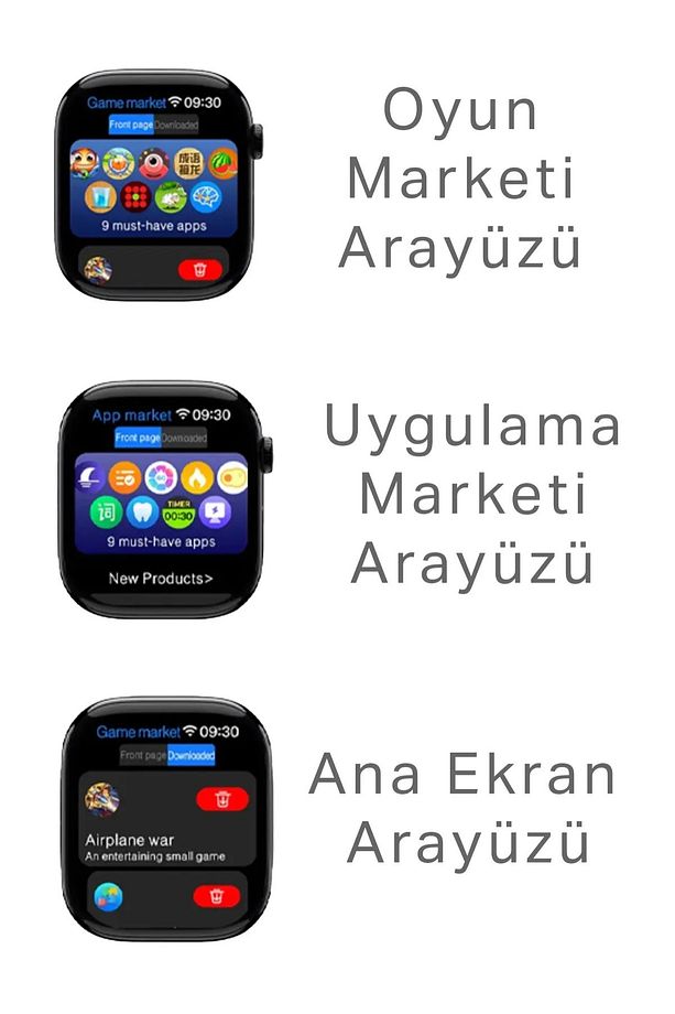 HK10 Pro Max Akıllı Saat | 2.02" AMOLED Ekran | ChatGPT Destekli | Ses Kayıt | Kulaklık Eşleştirme | - 6