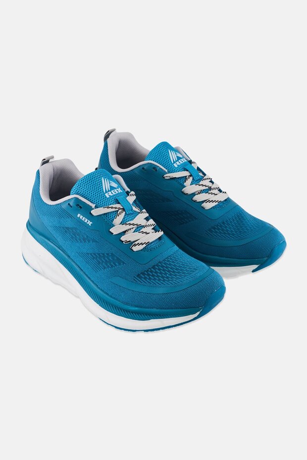 Women Lace Up Running Shoes, Baby Blue