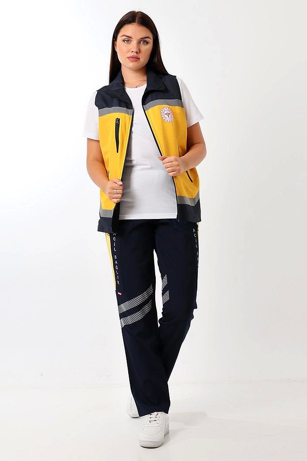 Paramedik Unisex Yazlık Yelek - Sarı - 6