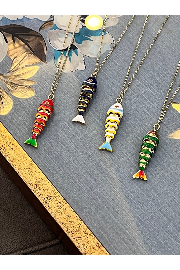 Hareketli balık kolye2 - 1