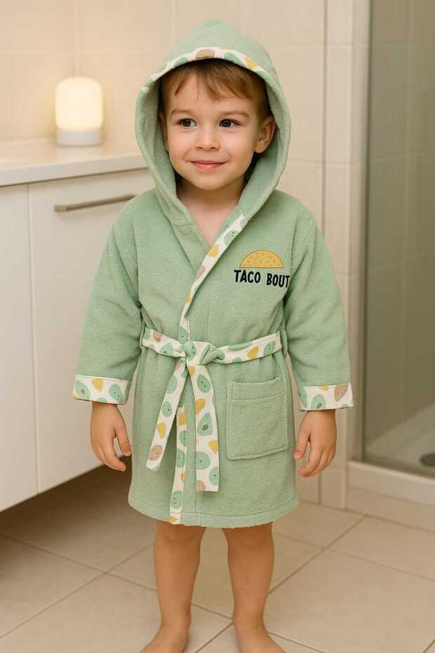 Erkek Çocuk Bornoz - 1