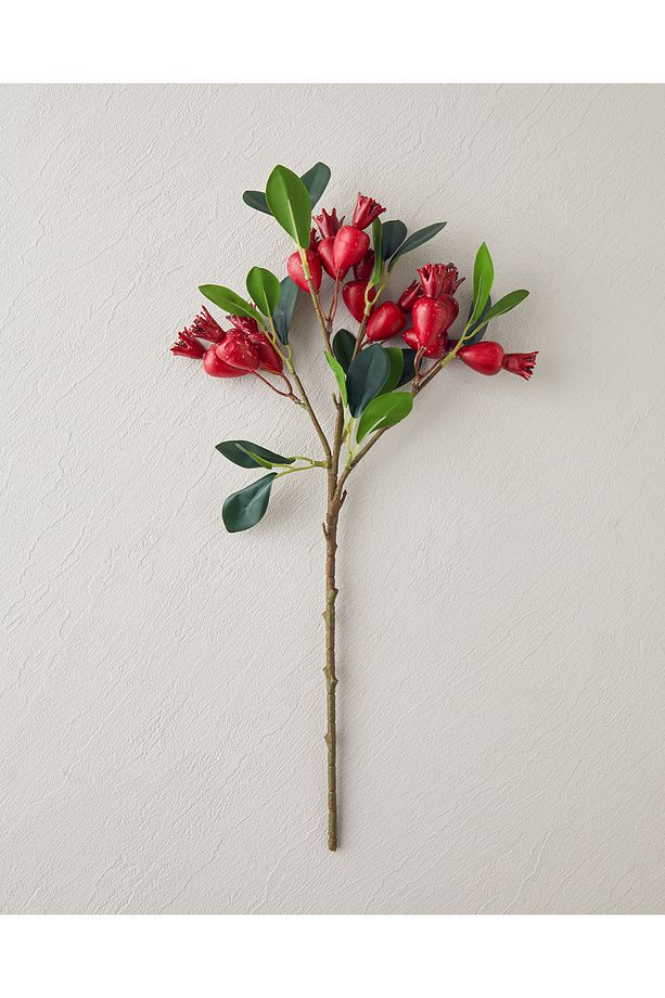 Brenda Tek Dal Yapay Çiçek 48 cm Kırmızı - 1