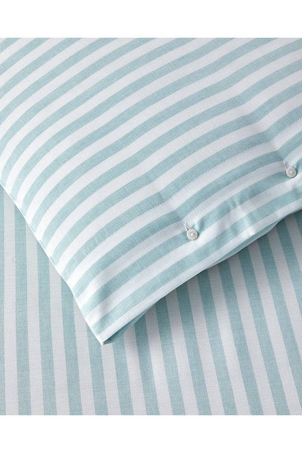 Soft Streaks İpliği Boyalı Çift Kişilik Nevresim Takımı 200x220 cm Yeşil - 4