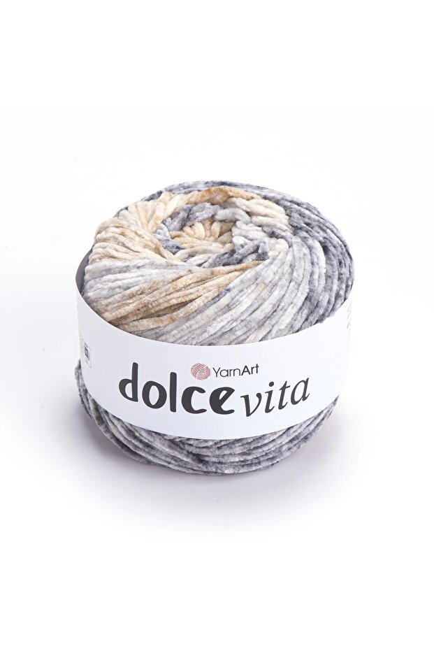 Dolce Vita Velvet Hand Knitting Yarn 150 Gr 260 Mt Chenille Soft Plush Yarn