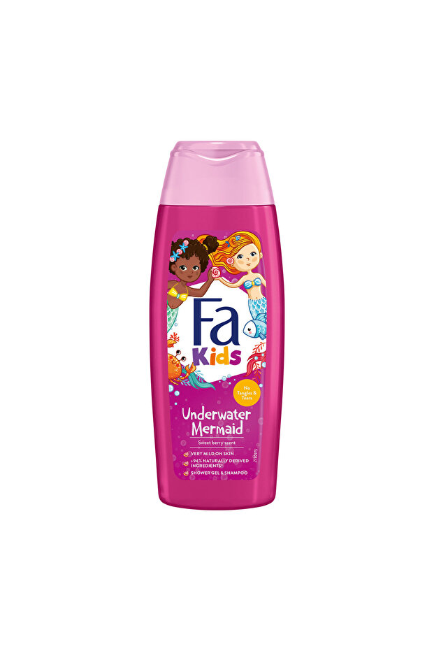 Kids Underwater Mermaid Shower Gel & Shampoo 250 ml
