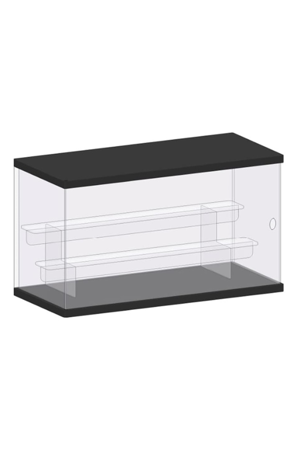 Clear Acrylic Action Figure Stand Riser Collectibles Toy Showcase Display Box Storage Organizer